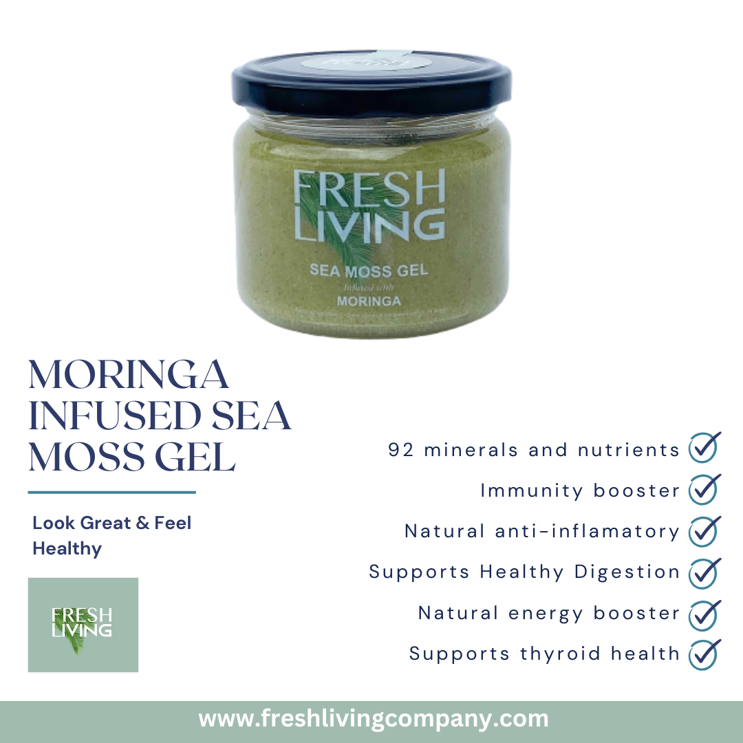 Moringa Energy Booster - Moringa Infused Sea Moss Gel