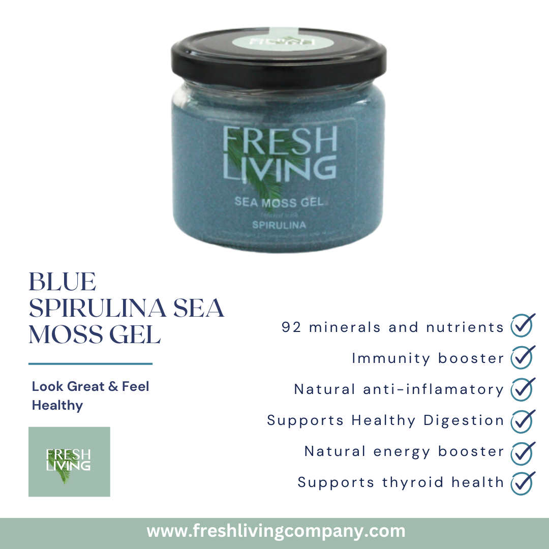 Radiant Skin Revive - Blue Spirulina Infused Sea Moss Gel