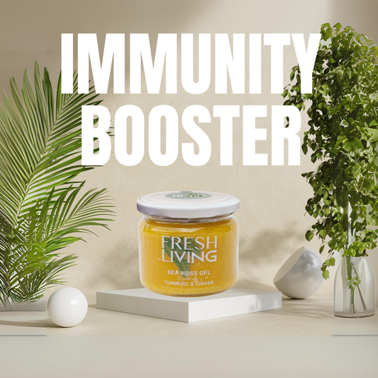 Immunity Booster - Turmeric & Ginger Infused Sea Moss Gel